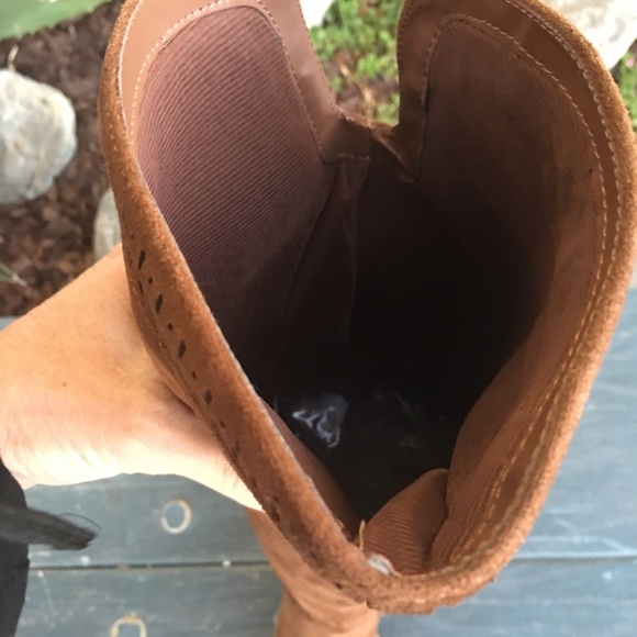 BEST SELLER Soda Shoes Chestnut Brown Knee High Heeled Boot Nu Shuz Key West - Picture 6 of 8